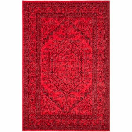 SAFAVIEH Adirondack Runner Rug, Red and Black - 2 ft. 6 in. x 18 ft. ADR108F-218